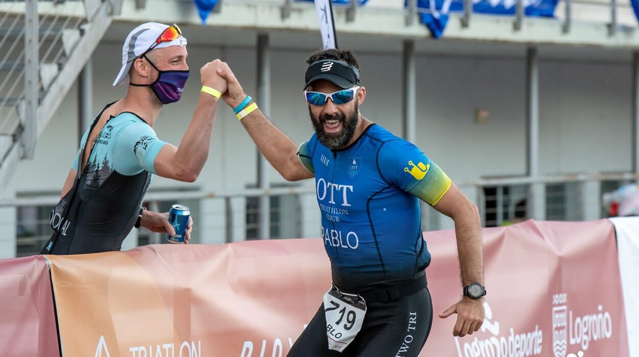 Triatlón Logroño meta