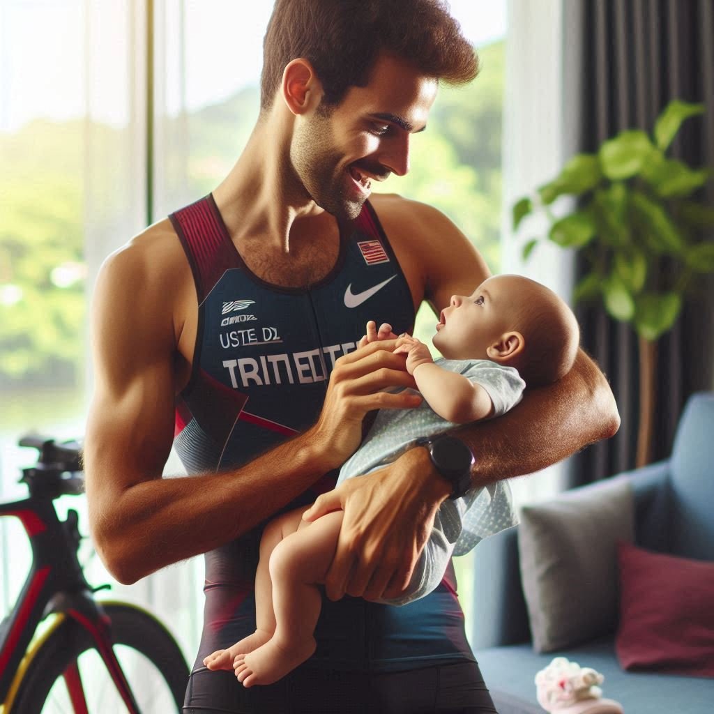 paternidad en triatlón